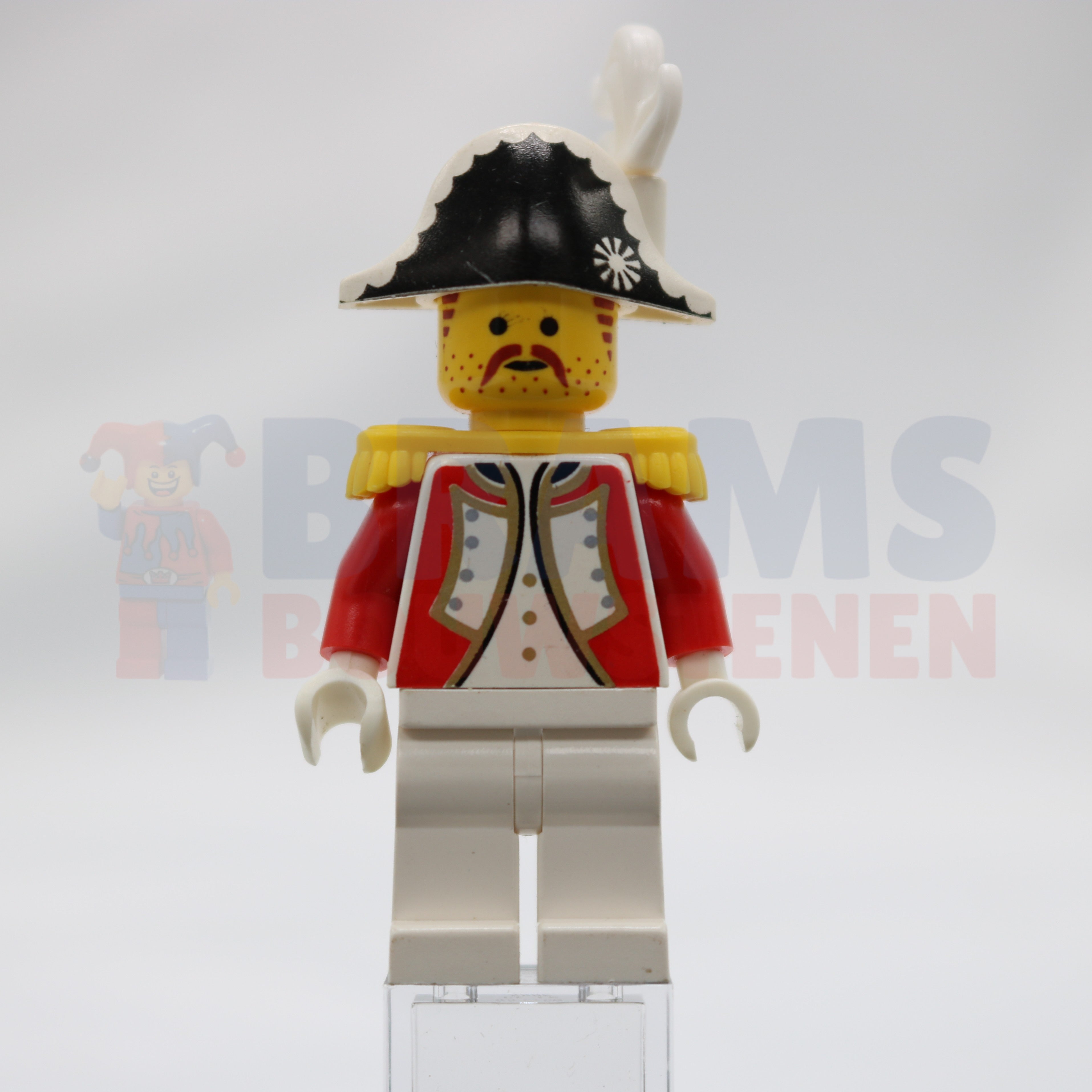 Minifig pi074 - Imperial Guard - Admiral with White Plume Triple