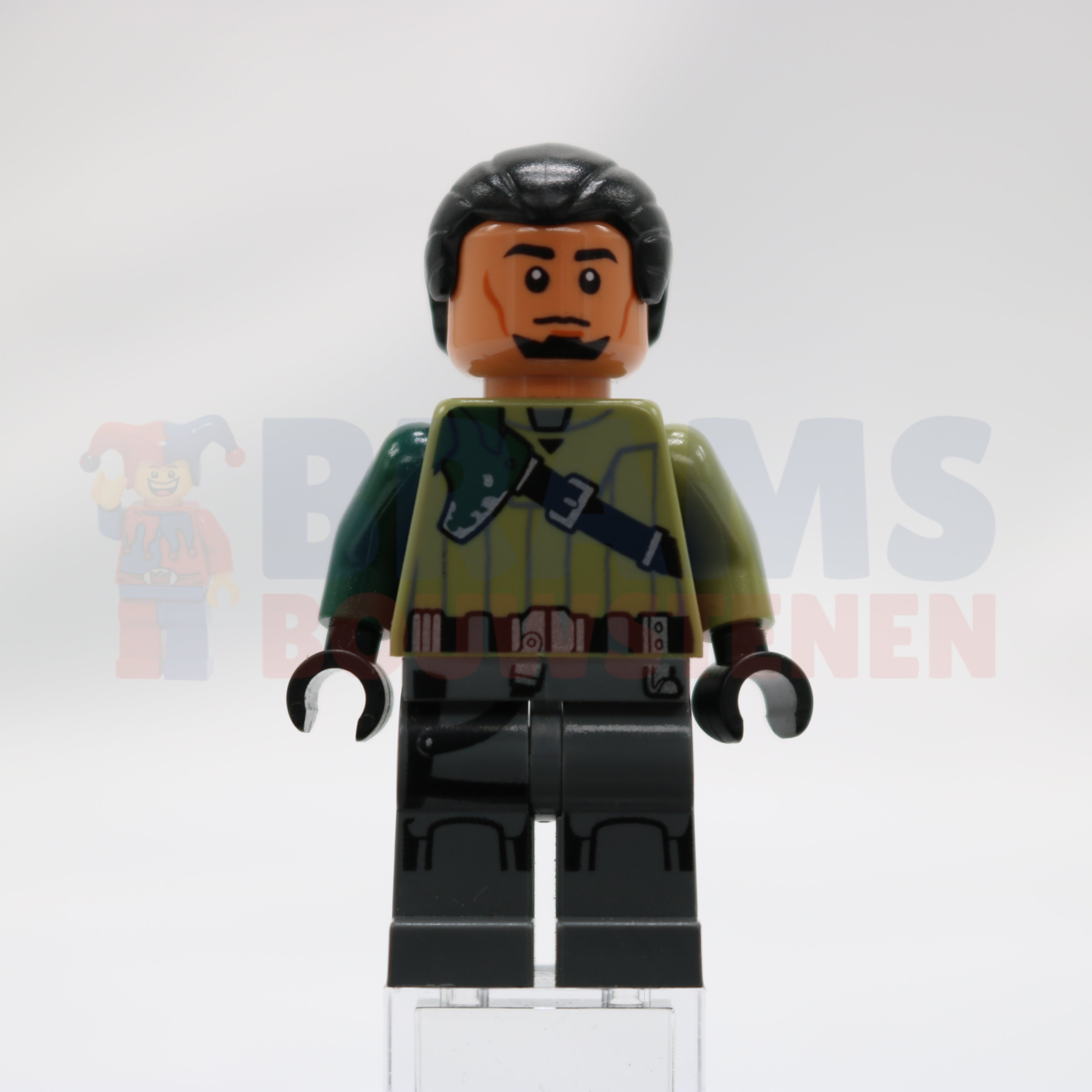 Minifig sw0577 - Kanan Jarrus - Black Hair and Eyebrows