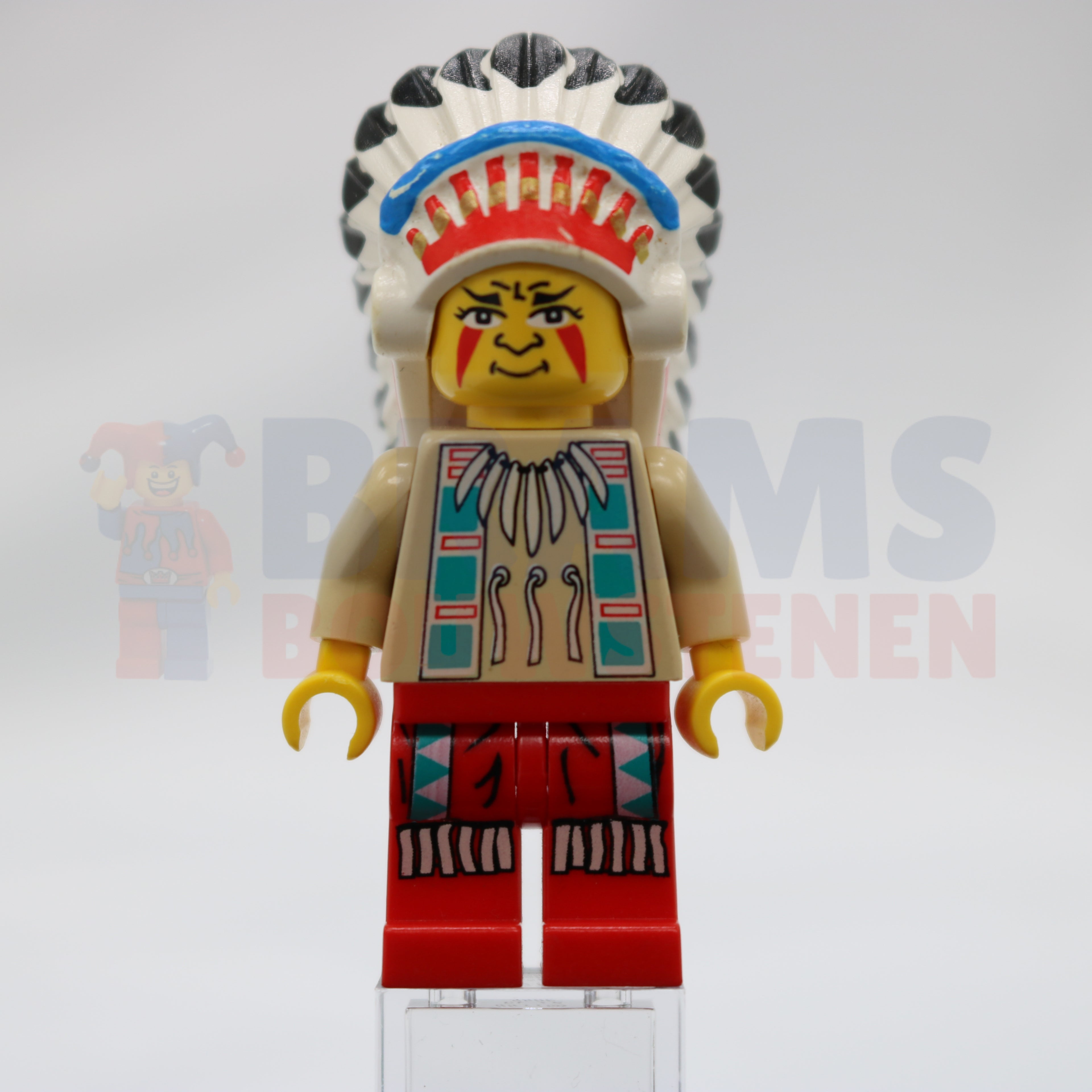 Minifig ww017 - Indian Chief 1 (Big Chief Rattle Snake / Big Chief Rattlesnake)
